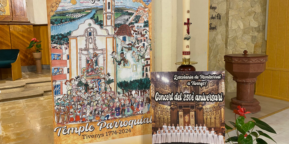 L’església de Tivenys celebra 250 anys amb un concert de l’Escolania de Montserrat
