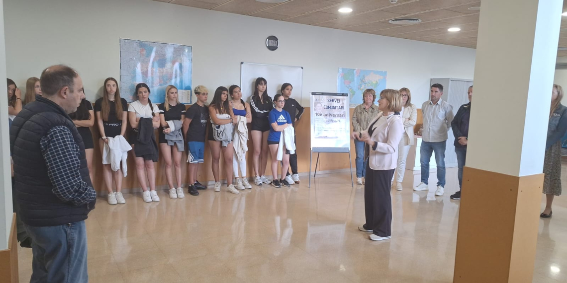 El projecte de voluntariat de la Fundació Pere Mata i de l’alumnat d’Amposta fa 10 anys