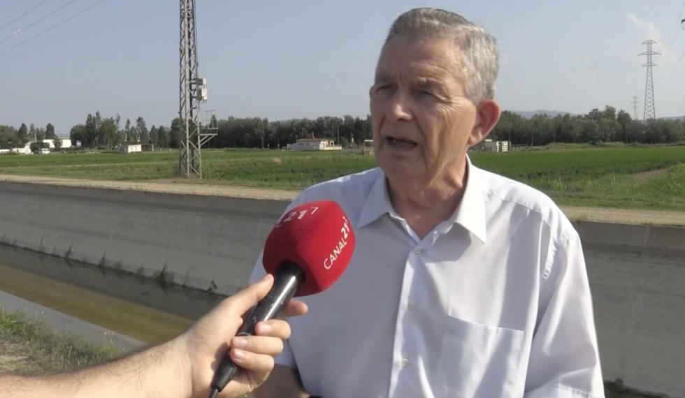 Mor Josep Manel Ferré, expresident de la Comunitat de Regants de la Dreta