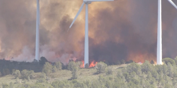 Detingut un home de 43 anys per la crema que va originar l’incendi del coll de l’Alba de Tortosa