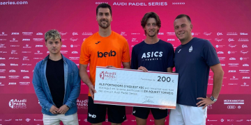 Carlos Bellés i Albert Roglan guanyen el torneig de l’Audi del Club Tennis Serramar