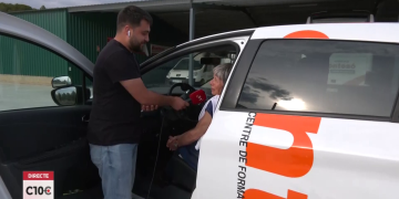 Primer cotxe adaptat de pràctiques a les Terres de l’Ebre