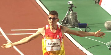 Yassine Ouhdadi guanya l’or a la prova dels 5000 metres T13 del Mundial d’Atletisme Paralímpic