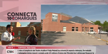 Tortosa inicia les obres d’ampliació del Teatre Auditori Felip Pedrell