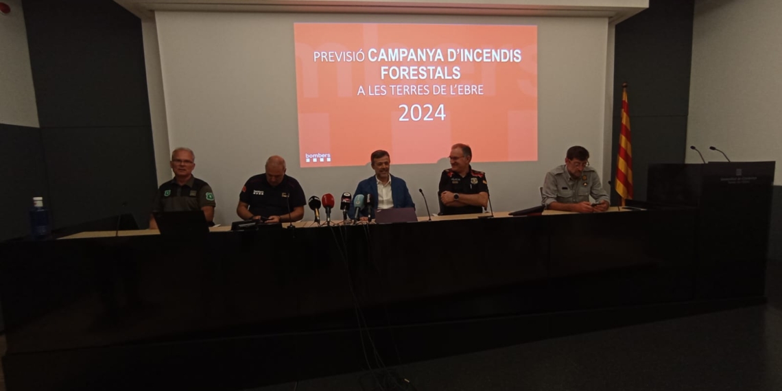 Interior preveu una campanya forestal complexa i de risc extrem d’incendis a les Terres de l’Ebre