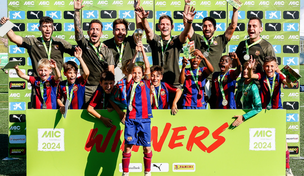 El FC Barcelona és el gran dominador de la 20ª edició del MICFootball7 i s’imposa en dues de les cinc categories