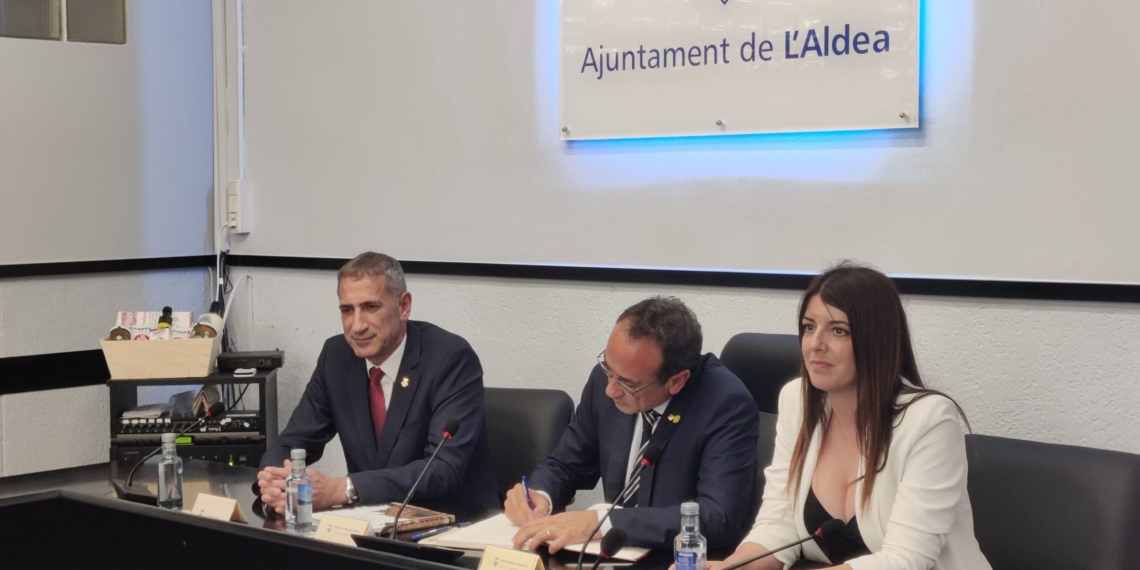 L’Aldea inaugura la millora del barranc dels Pixadors 