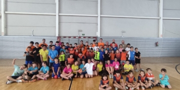 Toni Gerona convidat especial a la cloenda de la campanya de  minihandbol a les escoles del Baix Ebre