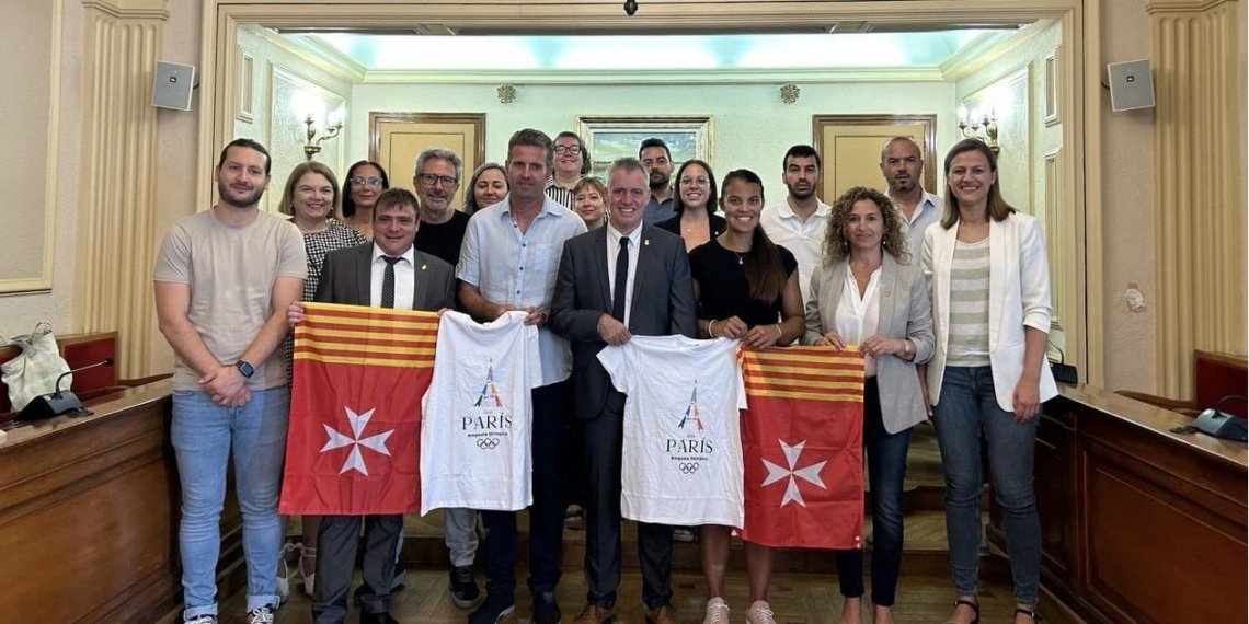 L’Ajuntament d’Amposta acull una recepció als olímpics ampostins, abans dels Jocs de París