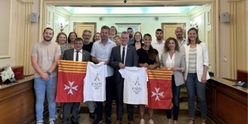 L’Ajuntament d’Amposta acull una recepció als olímpics ampostins, abans dels Jocs de París