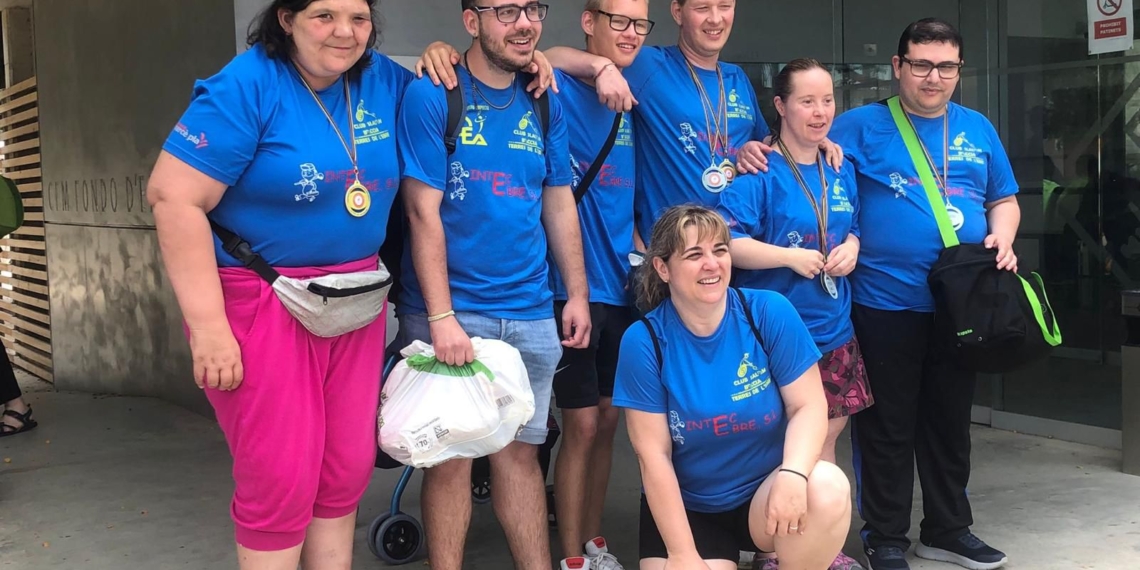 Podis del Club Esportiu Slalom i Boccia Terres de l’Ebre al Català de natació i de boccia