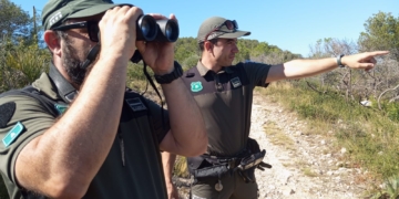 Els Agents Rurals demanen molta precaució pel perill alt d’incendi forestal a l’Ebre