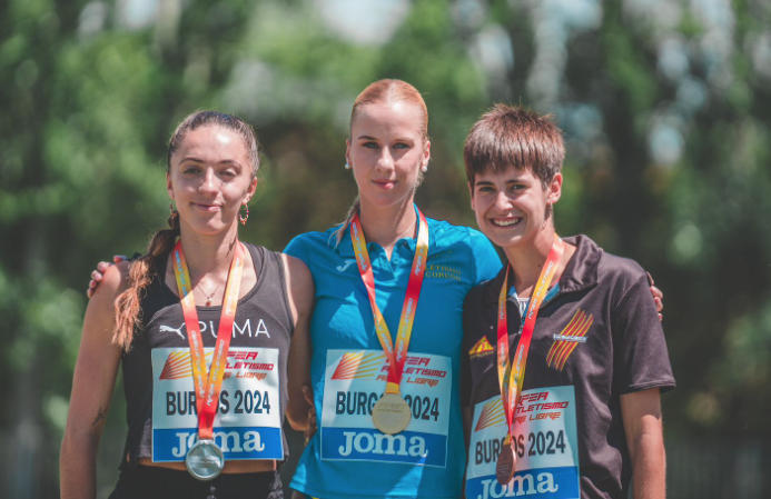 Laia Monforte, de l’Agrupació Atlètica de Catalunya, bronze als 400 llisos de l’Estatal sub’23
