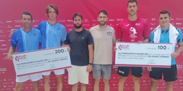 Montañés i Roglan guanyen la primera masculina del torneig de l’Audi Padel Series del Club Tennis Benicarló