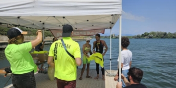 José Javier Montón, del Club Natació Tàrraco, recupera la corona de l’UltraEbre Swim Marathon