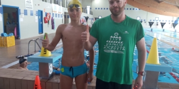 Marc Escribà, del Club Natació Amposta, vol culminar la seva gran temporada oferint un bon rendiment a l’Estatal aleví