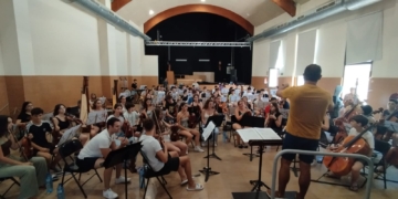 La Jove Orquestra Simfònica de la Diputació culmina l’estada a Rasquera amb dos concerts