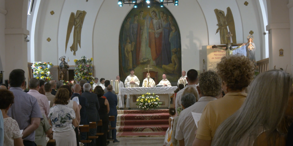 Ofrena al patró Sant Roc. Festes Majors de Deltebre