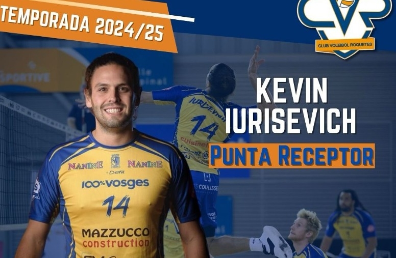 El Vòlei Roquetes fitxa Kevin Iurisevich