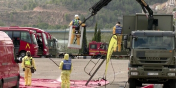 Prop de 150 militars es formen en emergències nuclears a la central d’Ascó 