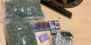 Tres detinguts a l’AP-7 a l’altura de l’Ampolla per transportar marihuana, haixix i èxtasi al cotxe