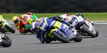 Jeremy Alcoba prepara la prova del Mundial de Moto 2 que es celebrarà al Circuit de Misano Marco Simoncelli