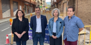 L’Ajuntament de Tortosa renova la vorera del carrer Vergés Paulí al barri del Temple
