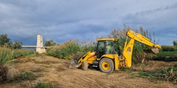Comencen les obres que connectaran la Via Verda amb el pont Penjant d’Amposta