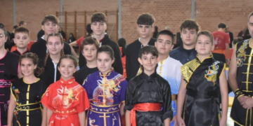 L’Escola d’Arts Marcials Jaume Sancho d’Alcanar guanya sis ors, sis plates i dos bronzes a la Lliga de Wu Shu de Castelló