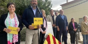 ERC recorda Josep Rodríguez i totes les víctimes ebrenques del franquisme