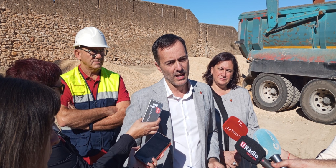 Tortosa inicia les obres del circuit verd per convertir les muralles en atractiu turístic