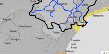 La CHE eleva a roig l’avís per pluja persistent a la subconca del Baix Ebre