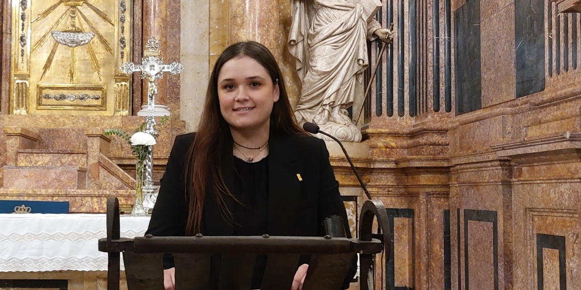 Bàrbara Cinta Marro, segona dona en ser elegida primera majordoma de l’Arxiconfraria de la Cinta