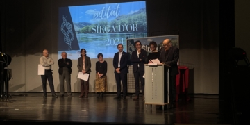 El pagès Josep Borrell i l’Associació Cultural La Riuada, guanyadors del 17è Premi Sirga d’Or 