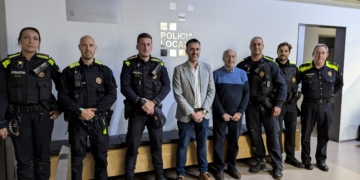 Agents de la Policia Local de Tortosa viatgen a València per ajudar les víctimes de la DANA
