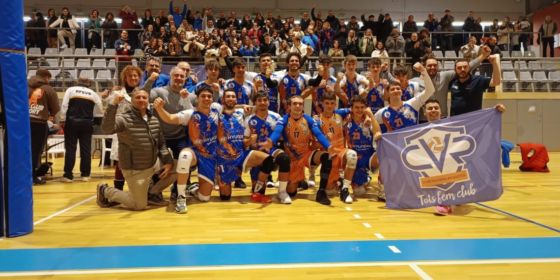 El Volei Roquetes fa història i es classifica per primer cop per a la Copa Príncep