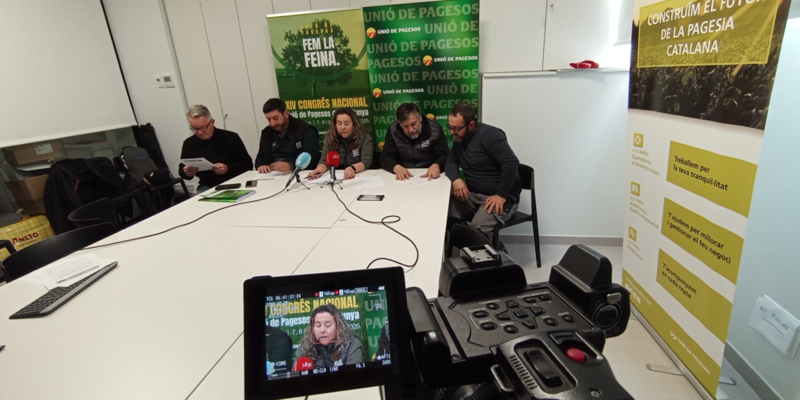 La gestió de la terra i l’aigua, seran els eixos claus del Congrés Nacional de la Unió de Pagesos a Mollerussa