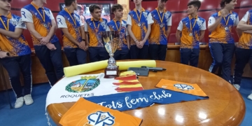 Recepció de l’Ajuntament de Roquetes al Club Volei Roquetes