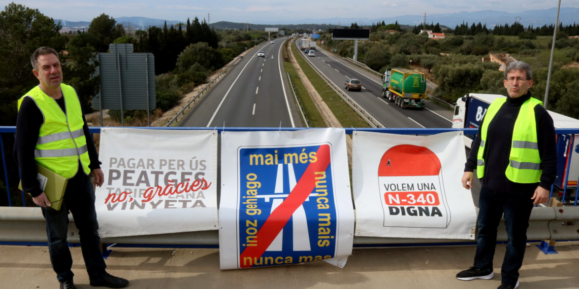El moviment veïnal contra els peatges tallarà l’AP-7 a l’Aldea el 30 d’abril per exigir més inversions i seguretat