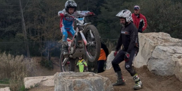 El pilot campredonenc Aleix Alcón, cinquè a la segona prova de la Copa Catalana de Trial de Nens