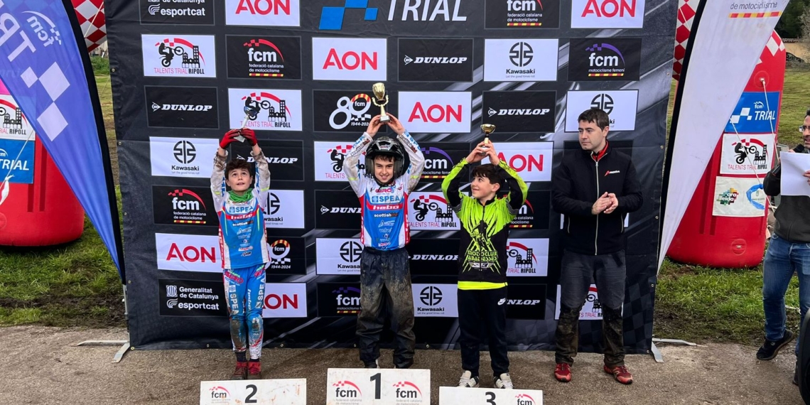 Aleix Alcón finalitza segon a la prova de Copa Catalana de Trial de Nens de Llagostera