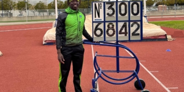 Hailu Estrampes, del CA Ascó, campió d’Espanya sub’20 en javelina