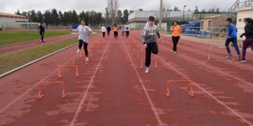 Uns 500 alumnes de primer d’ESO de vuit centres educatius prenen part en la Diada Poliesportiva del Montsià