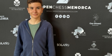 Xavier Mompel competeix a un gran nivell al IV Open Chess de Menorca