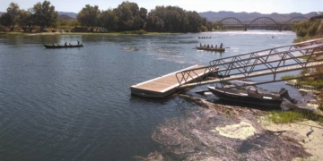 El Club Nàutic de Móra d’Ebre acull una estada de remadors invidents de la població nord-catalana del Barcarès
