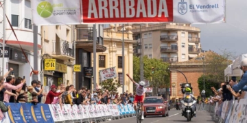 Danil Svilovskii, de la Penya Ciclista Baix Ebre, setè al Campionat de Catalunya júnior