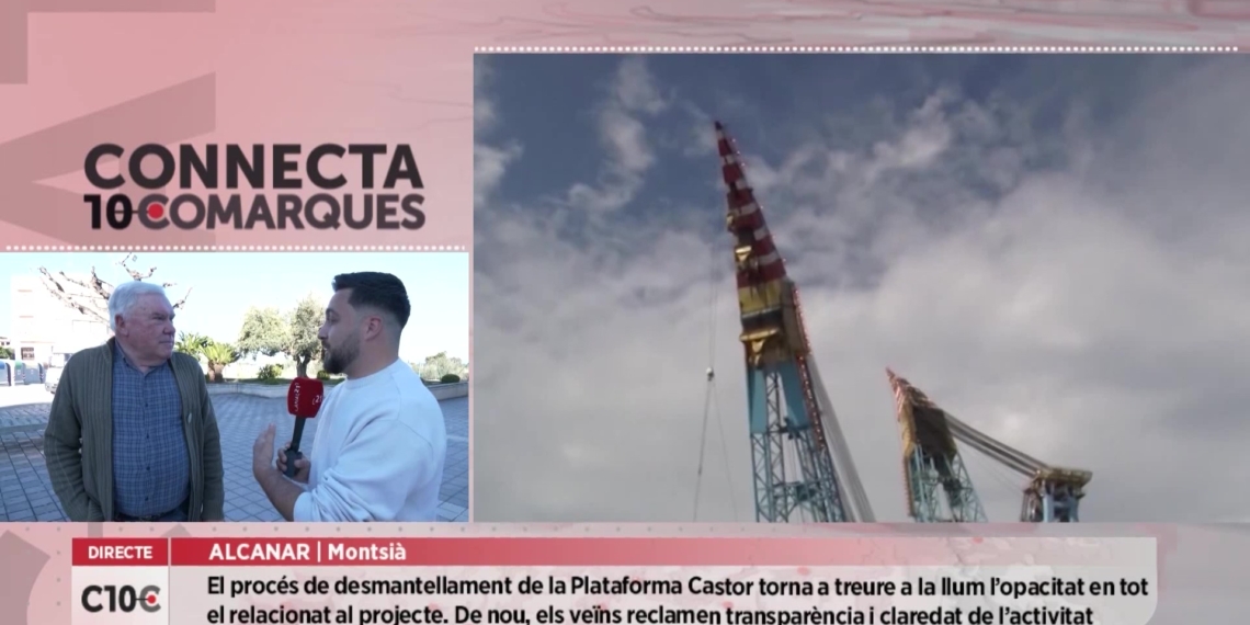 Veïns i plataformes contra el Castor recelen del tancament de la planta i la manca de transparència