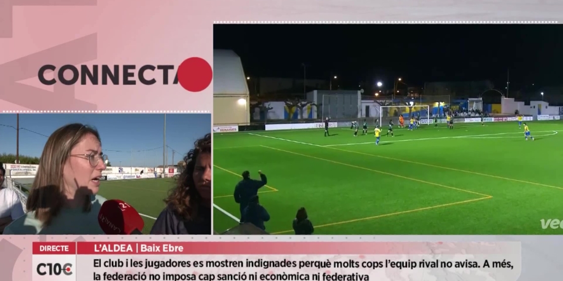 L’Aldeana femenina de futbol farta de les no compareixences dels equips visitants
