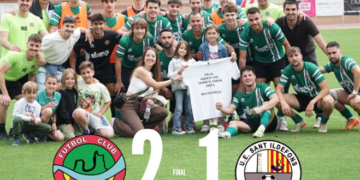 La Rapitenca veu com se li escapa la victòria (2-2) en temps de descompte a Vilanova i la Geltrú