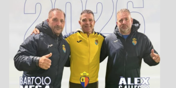 La UE Aldeana confirma la continuïtat d’Àlex Gallego i Bartolo Meca al capdavant del primer equip